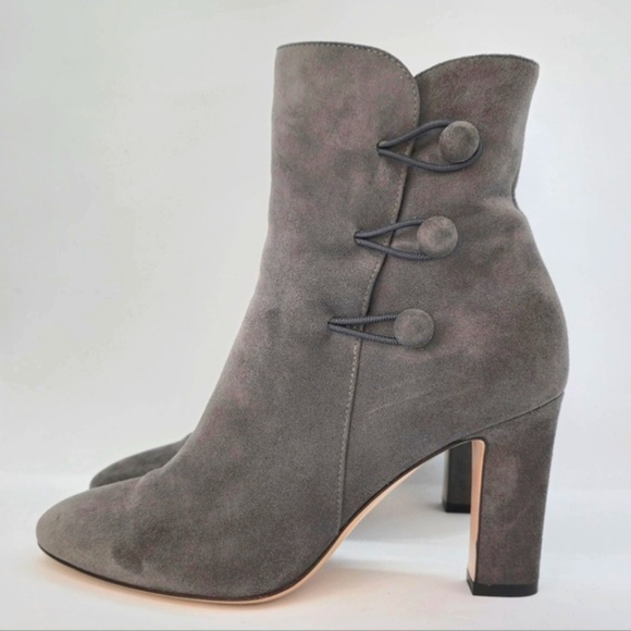 GIANVITO ROSSI Grey Suede Boots Size IT36/US6 - Picture 5 of 14
